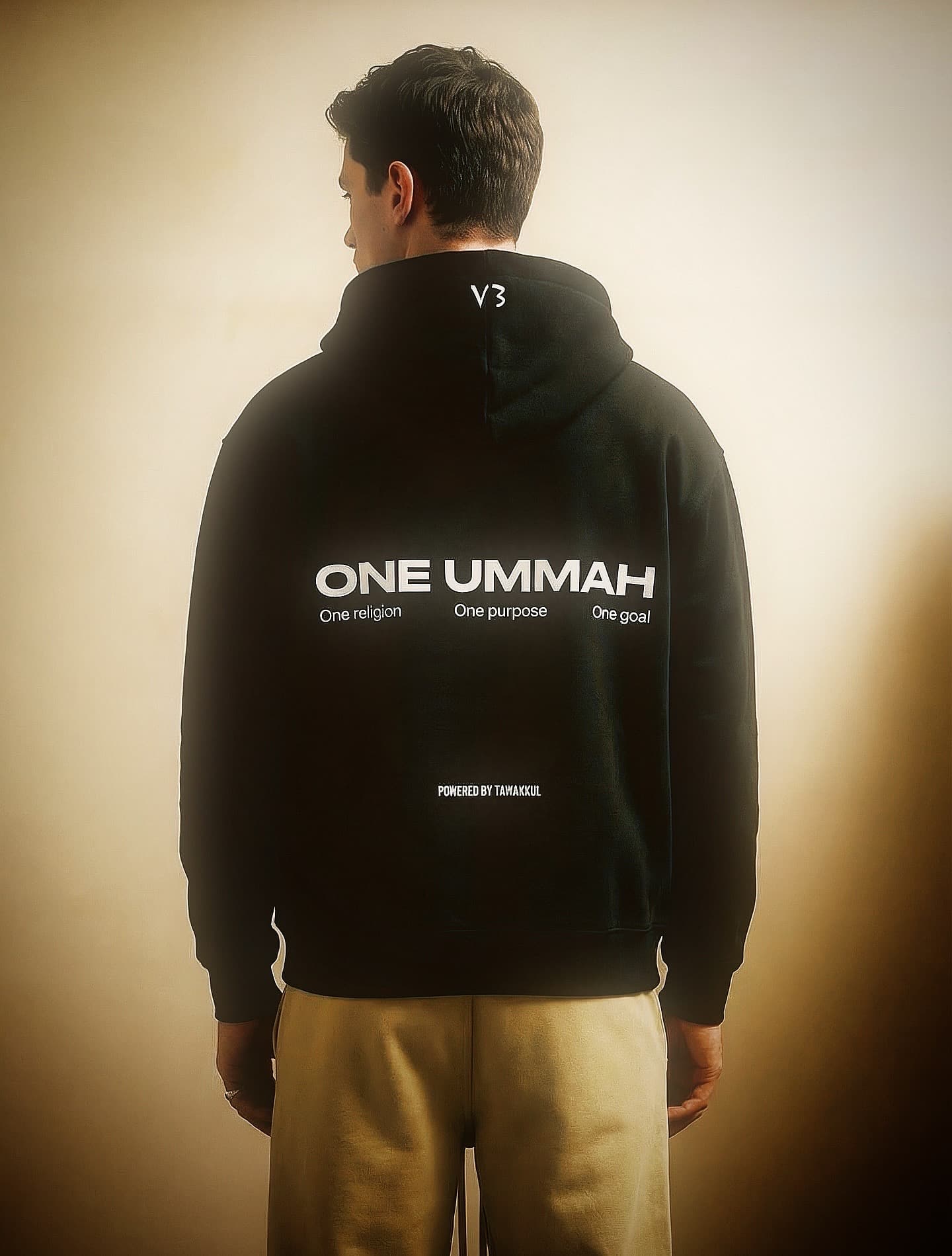 Hoodie detail — back view